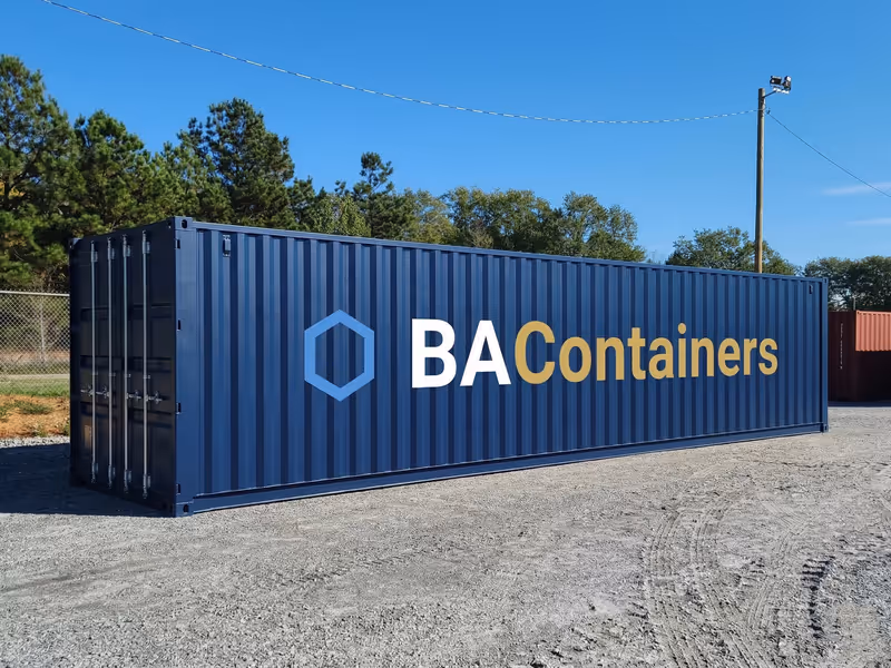 40ft High Cube One-Trip Shipping Container